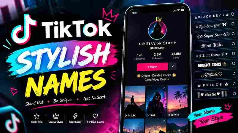 TikTok Stylish Names